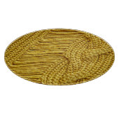 居心地の良いイエローセーター:テクスチャ付き背景 カッティングボード (角)