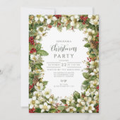 居心地の良いエバ素朴ーグリーンクリスマス 招待状 (正面)