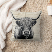 居心地の良いオリエンのための白黒の牛のキリム枕 クッション (ブランケット)