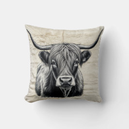 居心地の良いオリエンのための白黒の牛のキリム枕 クッション