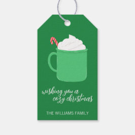 居心地の良いカスタムクリスマスラベル ギフトタグ