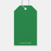 居心地の良いカスタムクリスマスラベル ギフトタグ (裏面)