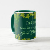 居心地の良いカッパグリーンティーカップアフタヌーンティーティーパーティーマグカップ マグカップ (正面左)