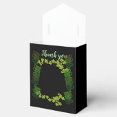 居心地の良いカップグリーンティーカップアフタヌーンティーブラックパーティー フェイバーボックス (オープン)