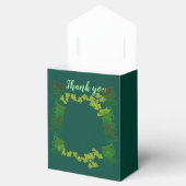 居心地の良いカップグリーンティーカップアフタヌーンティーブラックパーティー フェイバーボックス (オープン)