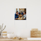 居心地の良いカフェ ポスター (キッチン)