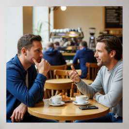 居心地の良いカフェ ポスター