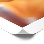 居心地の良いカボチャ秋写真の暖かい農家の装飾 ポスター (角)