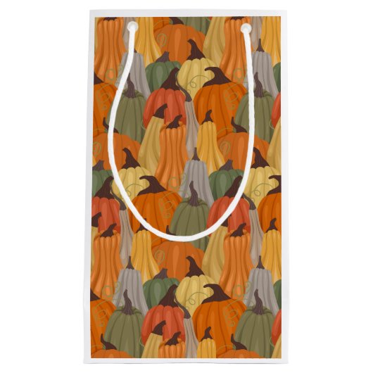 居心地の良いカボチャ スモールペーパーバッグ (正面)