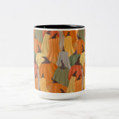 居心地の良いカボチャ ツートーンマグカップ (中央)