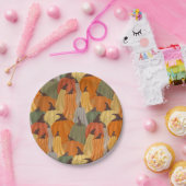 居心地の良いカボチャ ペーパープレート (パーティー)