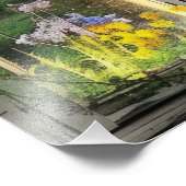 居心地の良いカントリーサイドウィンドウビュー フォトプリント            (角)