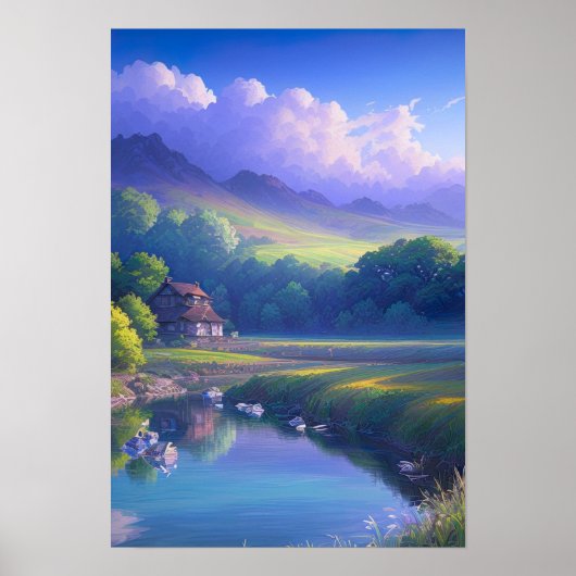 居心地の良いカントリーサイドコテージ ポスター (正面)