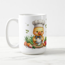 居心地の良いキッチンのアヒル かわいい調理デザイン コーヒーマグカップ