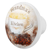 居心地の良いキッチンコーヒーセラミックノブ セラミックノブ (右)