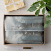 居心地の良いキツネカップル – デコページ – 薄葉紙 (ギフト)