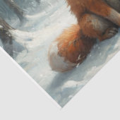 居心地の良いキツネカップル – デコページ – 薄葉紙 (詳細)