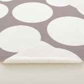 居心地の良いキノコとクリーム毛布 シェルパブランケット (3/4)