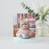 居心地の良いキャカフェモーメント ポストカード (スタンド正面)