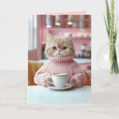 居心地の良いキャカフェモーメント 招待状 (正面)