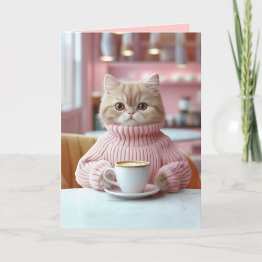 居心地の良いキャカフェモーメント 招待状 (正面)