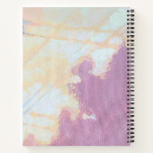 居心地の良いクラウドのパワーラインノートブックオリジナルアート ノートブック (裏面)