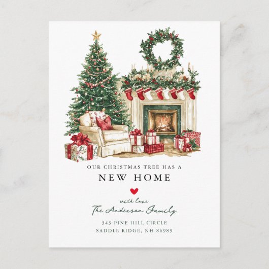 居心地の良いクリスマスの動きのお知らせ 案内ポストカード (正面)