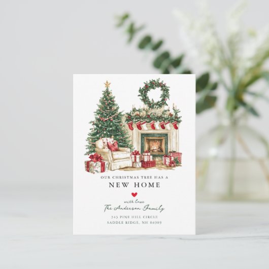 居心地の良いクリスマスの動きのお知らせ 案内ポストカード (スタンド正面)