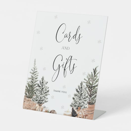 居心地の良いクリスマスの本とギフトのサイン 台座サイン (正面)