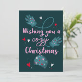 居心地の良いクリスマスウィッシュズカード シーズンカード (スタンド正面)