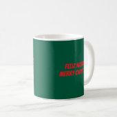 居心地の良いクリスマスウィンドウシーン コーヒーマグカップ (正面右)