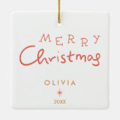 居心地の良いクリスマスオーナメント セラミックオーナメント (裏面)