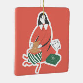 居心地の良いクリスマスオーナメント セラミックオーナメント (右)