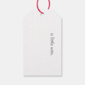 居心地の良いクリスマスキウイカスタム ギフトタグ (裏面)