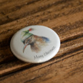 居心地の良いクリスマスキウイカスタム 缶バッジ