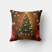 居心地の良いクリスマスキャビン： クッション (裏面)