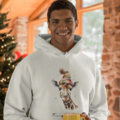 居心地の良いクリスマスキリンカスタム パーカ