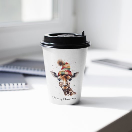 居心地の良いクリスマスキリンカスタム 紙コップ