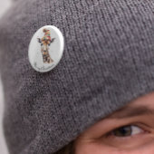 居心地の良いクリスマスキリンカスタム 缶バッジ