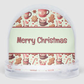 居心地の良いクリスマスココアとジンジャーブレッドパターン (裏面)