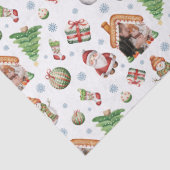 居心地の良いクリスマスジンジャーブレッド写真のパターン 薄葉紙 (詳細)