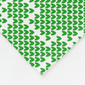 居心地の良いクリスマスツリーの醜いセーター市松模様にパターン フリースブランケット (角)