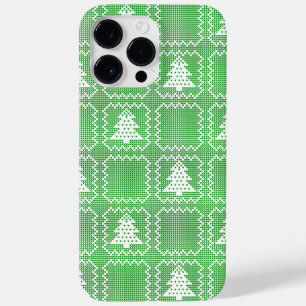 居心地の良いクリスマスツリーの醜いセーター市松模様にパターン Case-Mate iPhone 14 PRO MAXケース