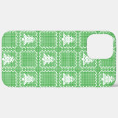 居心地の良いクリスマスツリーの醜いセーター市松模様にパターン Case-Mate iPhoneケース (裏面 / 右)