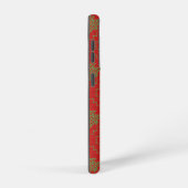 居心地の良いクリスマスツリーの醜いセーター市松模様にパターン SAMSUNG GALAXYケース (右側面)