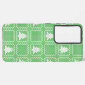 居心地の良いクリスマスツリーの醜いセーター市松模様にパターン SAMSUNG GALAXYケース (左側面)