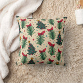 居心地の良いクリスマスツリー枕 クッション (ブランケット)