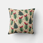 居心地の良いクリスマスツリー枕 クッション (裏面)