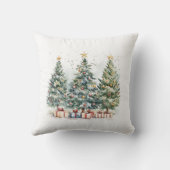 居心地の良いクリスマスツリー装飾品 クッション (裏面)