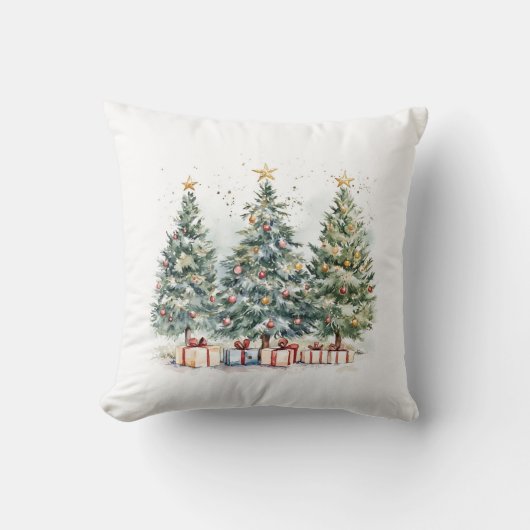 居心地の良いクリスマスツリー装飾品 クッション (正面)